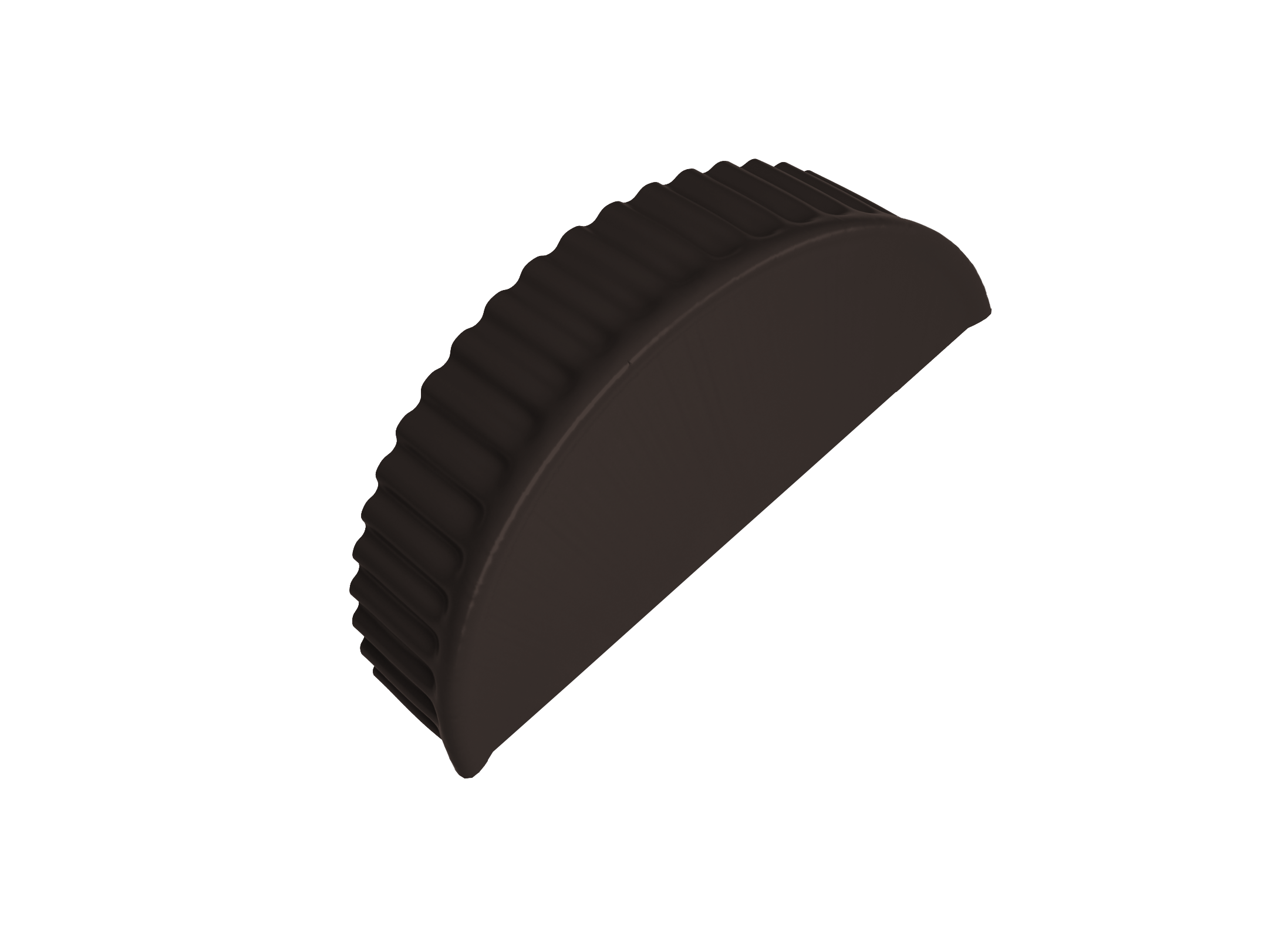 Заглушка торцевая 0,5 PurPro RR 32 темно-коричневый