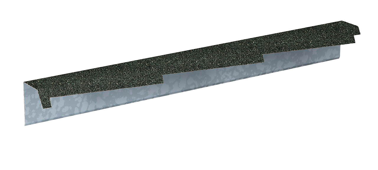 Планка фронтонная резная левая Gerard 1,2м (сталь), цвет 131