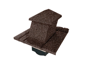 Вентилятор кровельный для композитной черепицы Metrotile HV15-15 MetroShake 2 коричневый