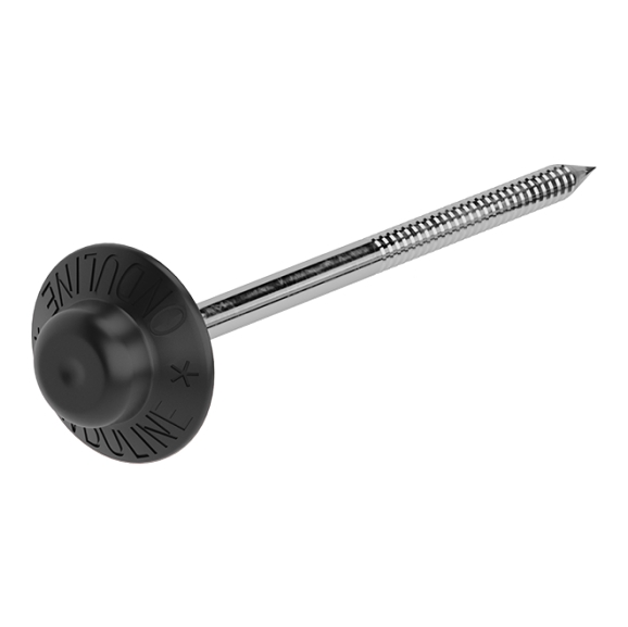 Гвозди с литой шляпкой Ондулин 75 мм черные