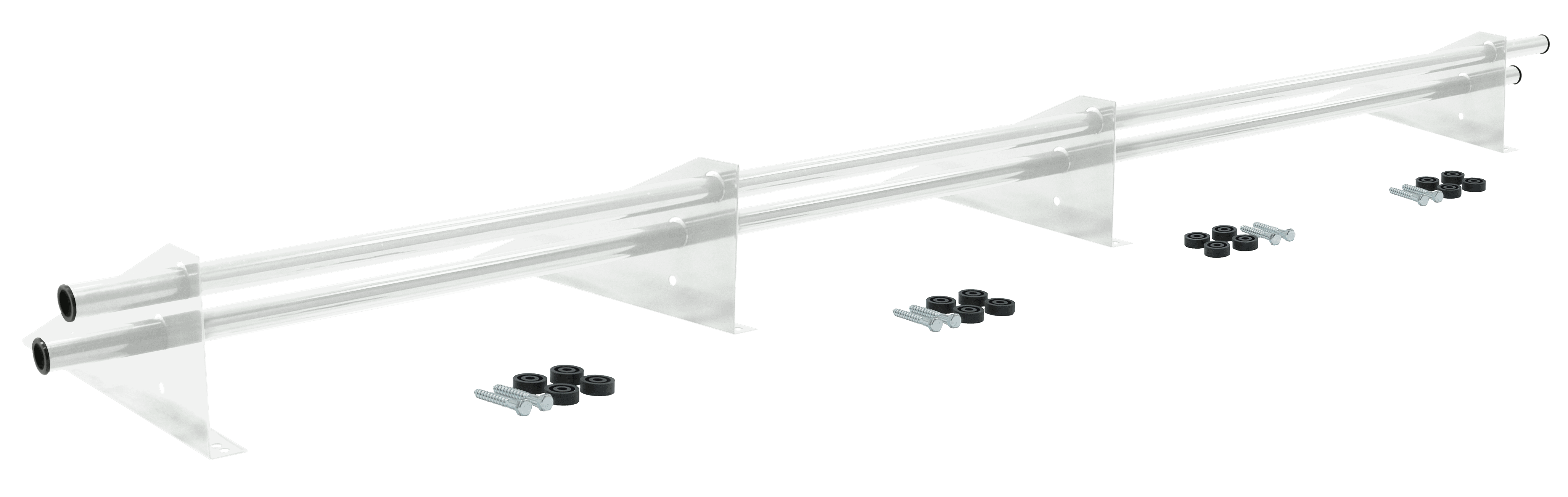 Снегозадержатель трубчатый универсальный Optima плюс RAL 9003 3м