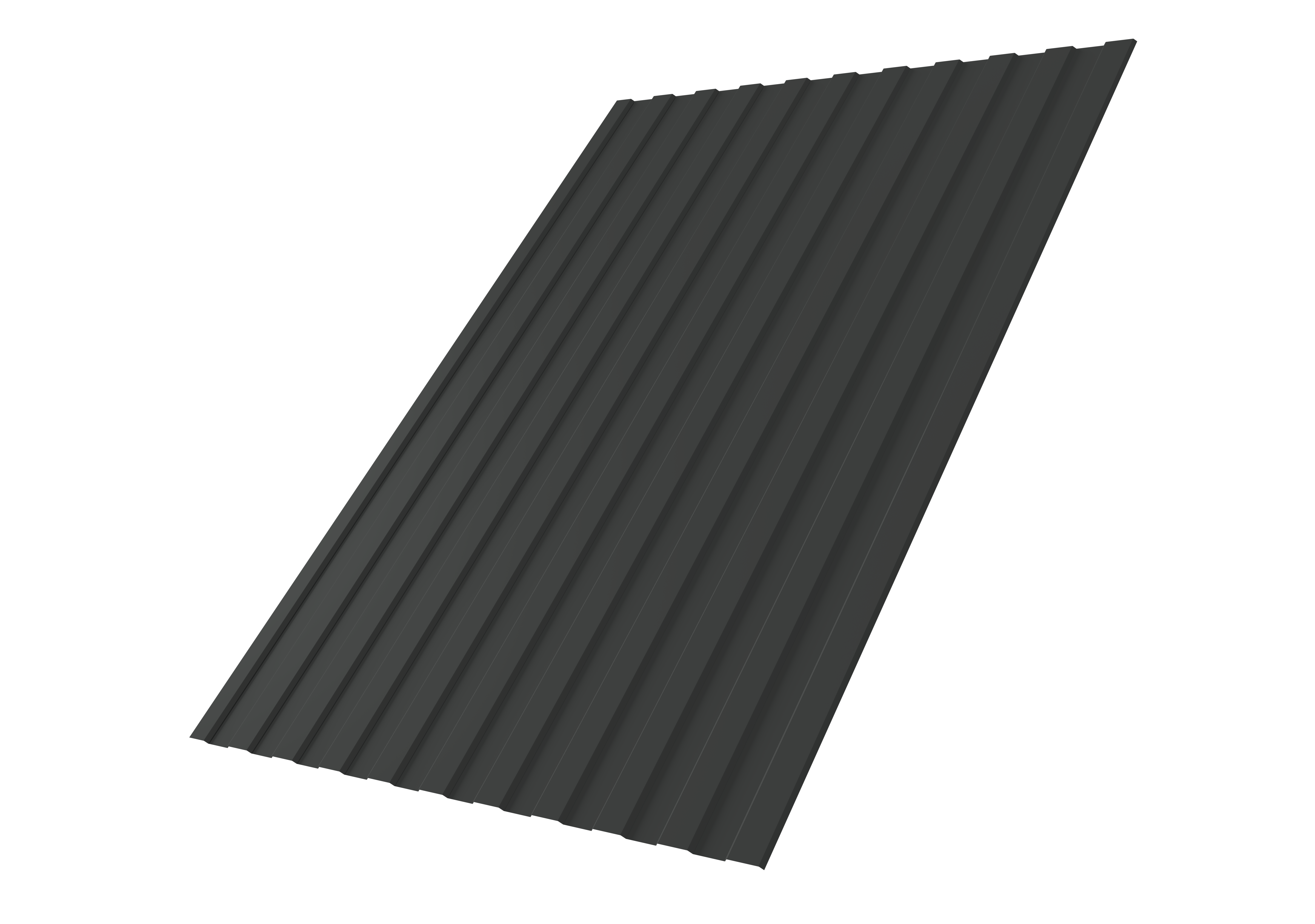 Профнастил С8A v01 Grand Line 0,5 Satin Matt TX RAL 7016 антрацитово-серый