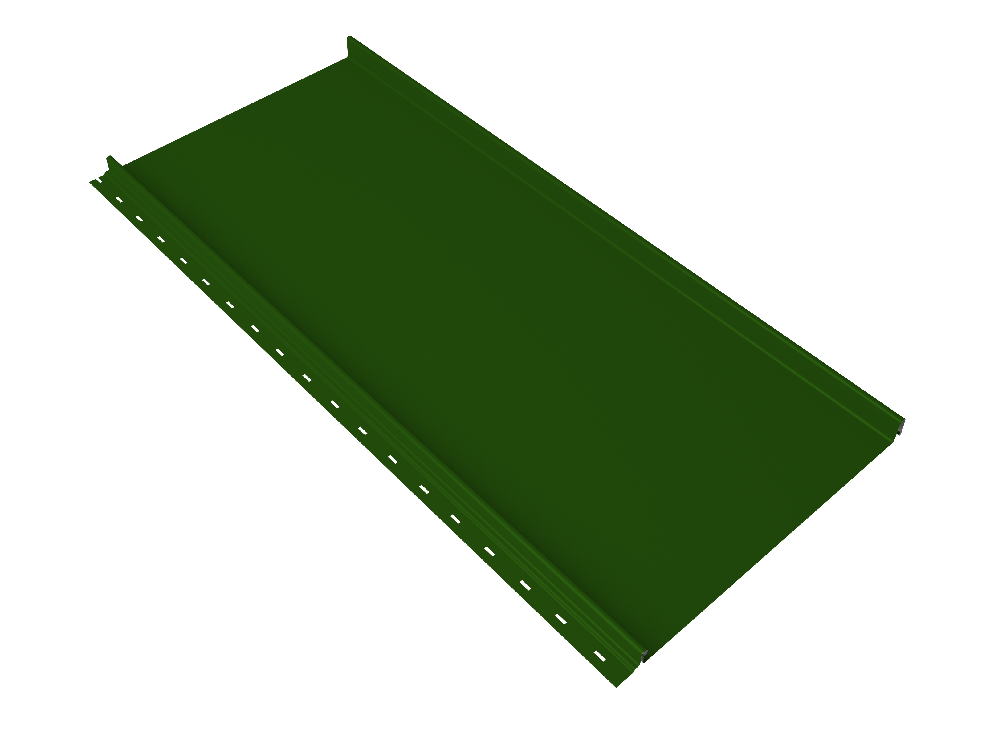 Кликфальц mini Grand Line 0,45 PE с пленкой на замках RAL 6002 лиственно-зеленый