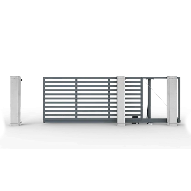 Автоматические откатные ворота Prestige 4 на 2 метра с приводом RTO-500 цвета RAL 7016M