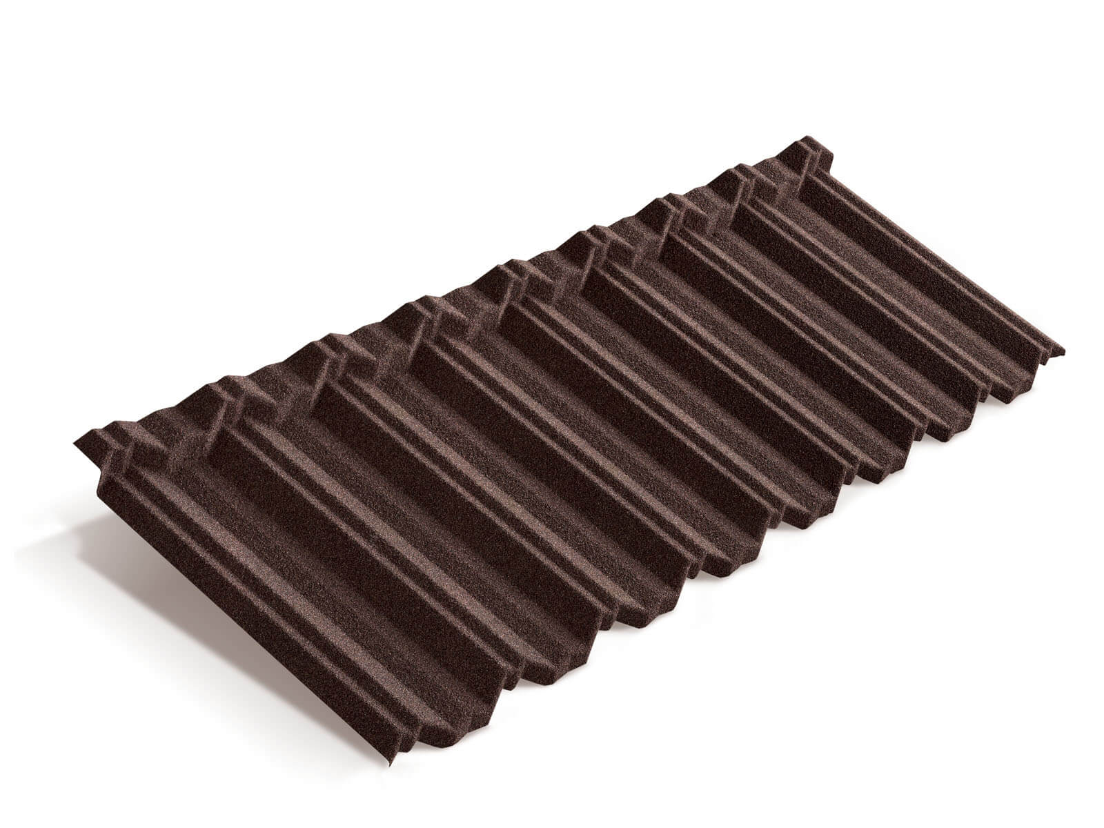 Лист композитной черепицы Metrotile MetroClassic коричневый