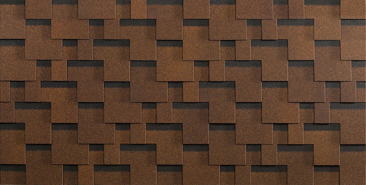 Черепица гибкая Технониколь Болеро терракота new