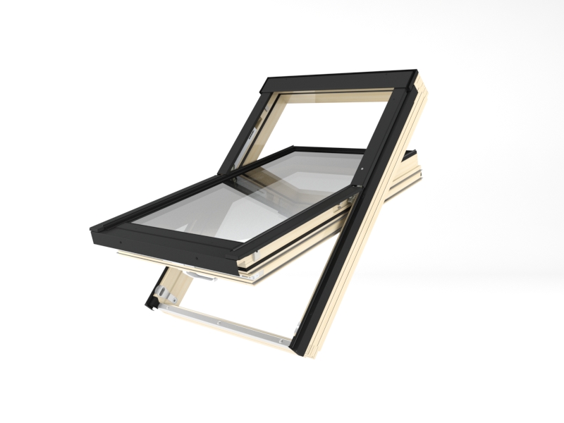 Окно мансардное FAKRO FTT U6 Thermo 94х118 (двухкамерное, энергосберегающее)