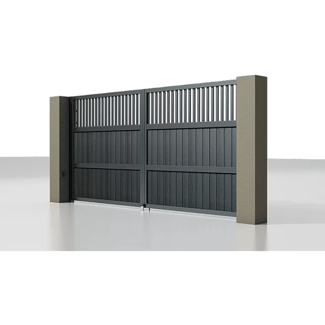 Распашные ворота ALUTECH Prestige 3.5 на 2 метра