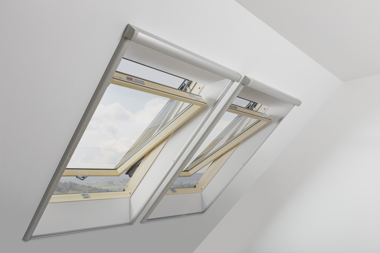 Сетка москитная FAKRO AMS 94x240 (94х140) серые направляющие