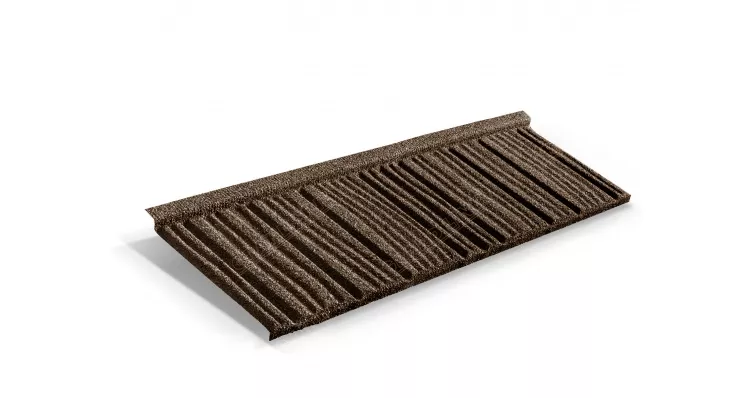 Лист композитной черепицы Metrotile WoodShake айрон-барк