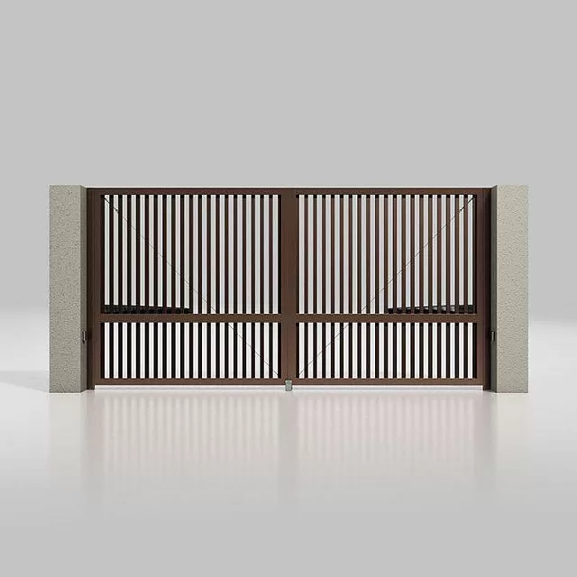 Распашные ворота с электроприводом Prestige 4000x2000 мм