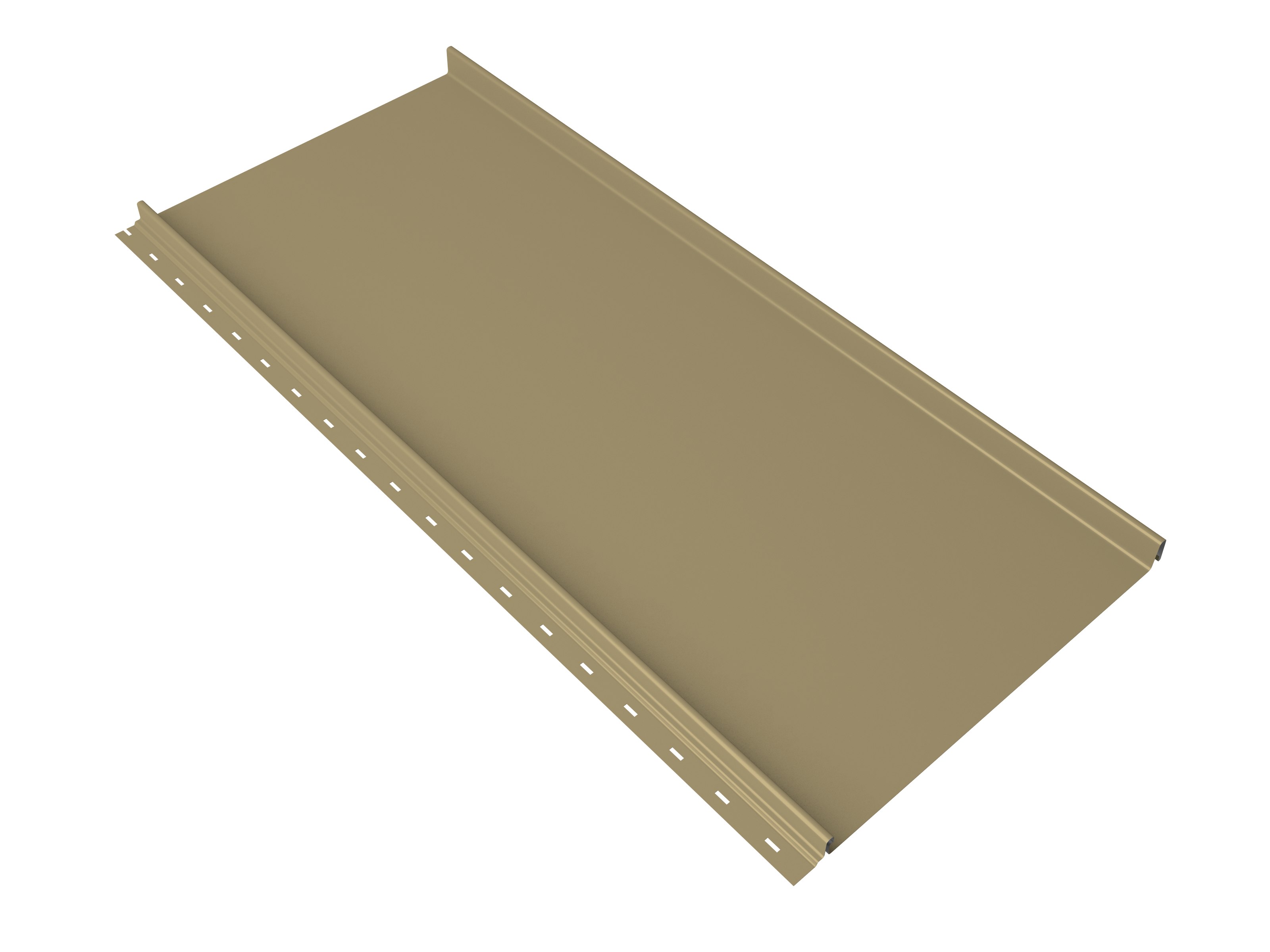 Кликфальц mini Grand Line 0,45 PE с пленкой на замках RAL 1014 слоновая кость