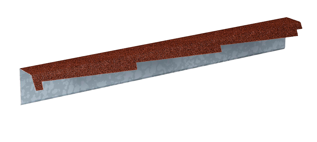 Планка фронтонная резная левая Gerard 1,2м (сталь), цвет 231