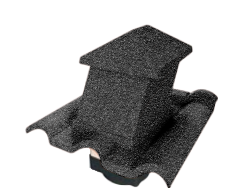 Вентилятор кровельный для композитной черепицы Metrotile HV15-15 Gallo черный