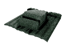 Вентилятор кровельный для композитной черепицы Metrotile RV75 MetroShake 2 темно-зеленый