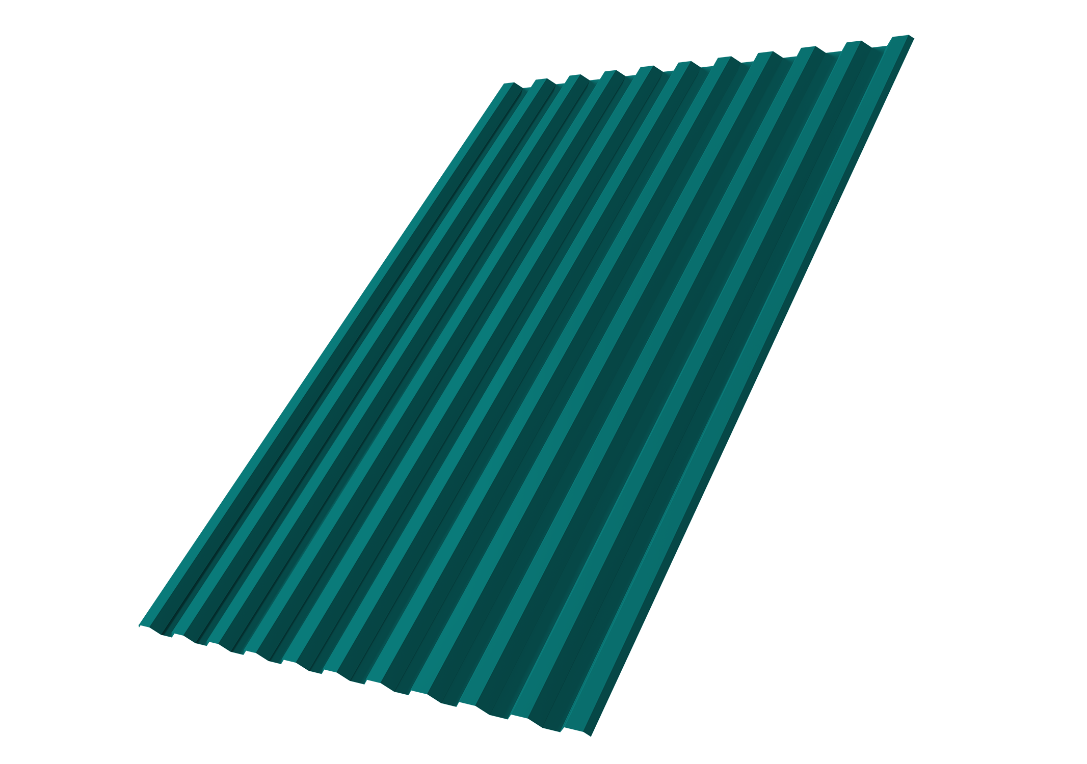 Профнастил С21R Grand Line 0,45 PE RAL 5021 водная синь