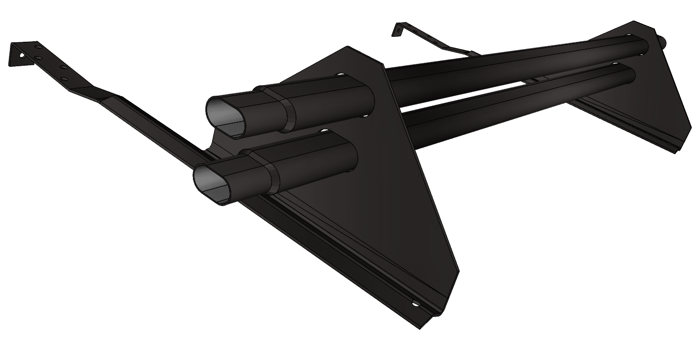 Снегозадержатель трубчатый для керамической/натуральной черепицы RR 32 1м (профиль до 50мм)