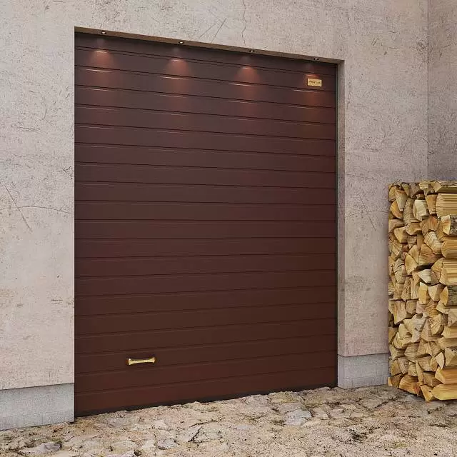 Теплые секционные ворота для гаража ALUTECH Prestige 2000x2500 мм