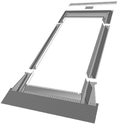 Оклад для профилированных кровельных покрытий FAKRO EZV-А 78х98