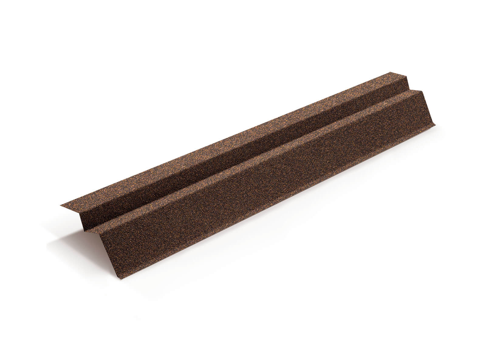 Планка карнизная для композитной черепицы Metrotile кофе (1,355м)
