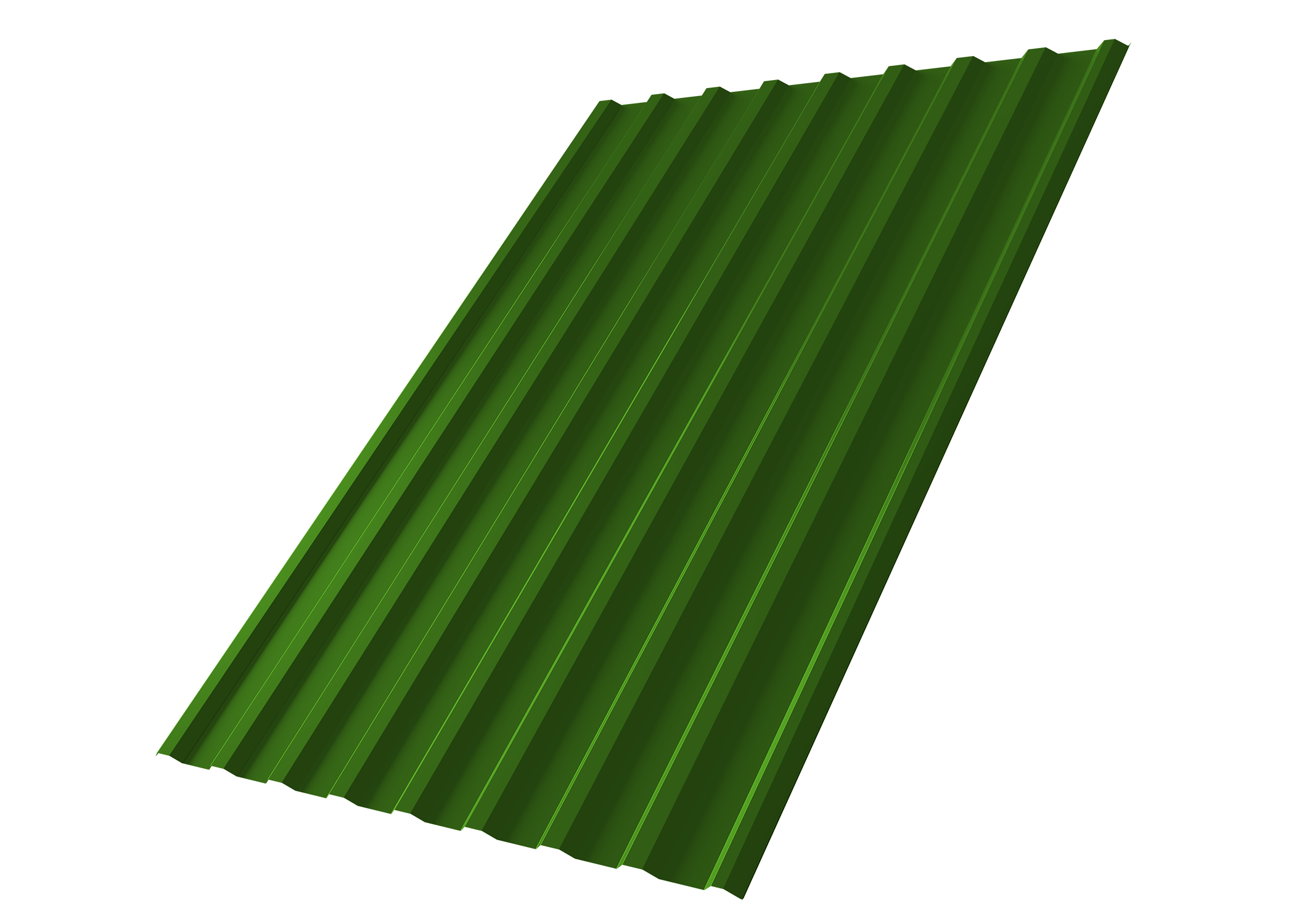 Профнастил С20R Grand Line 0,45 PE RAL 6002 лиственно-зеленый