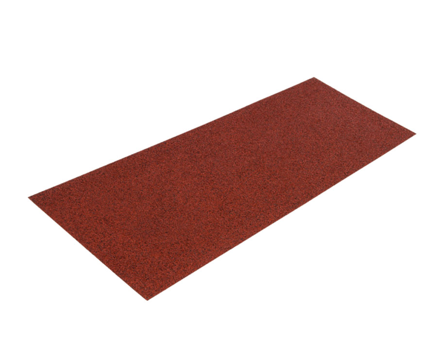 Лист плоский 450мм для композитной черепицы Luxard бордо (1,25м)