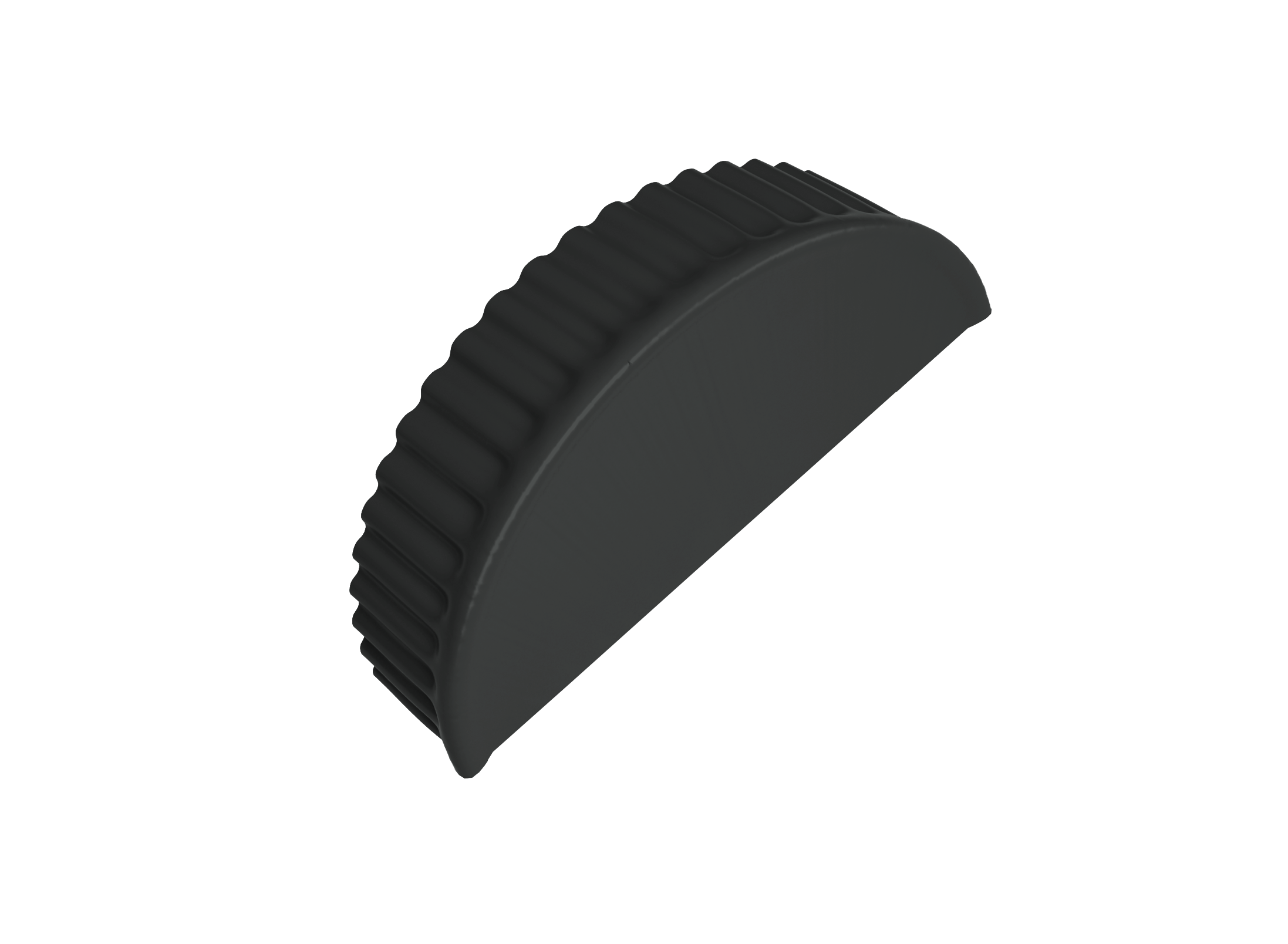 Заглушка малая торцевая 0,5 Drap TX RAL 7016 антрацитово-серый