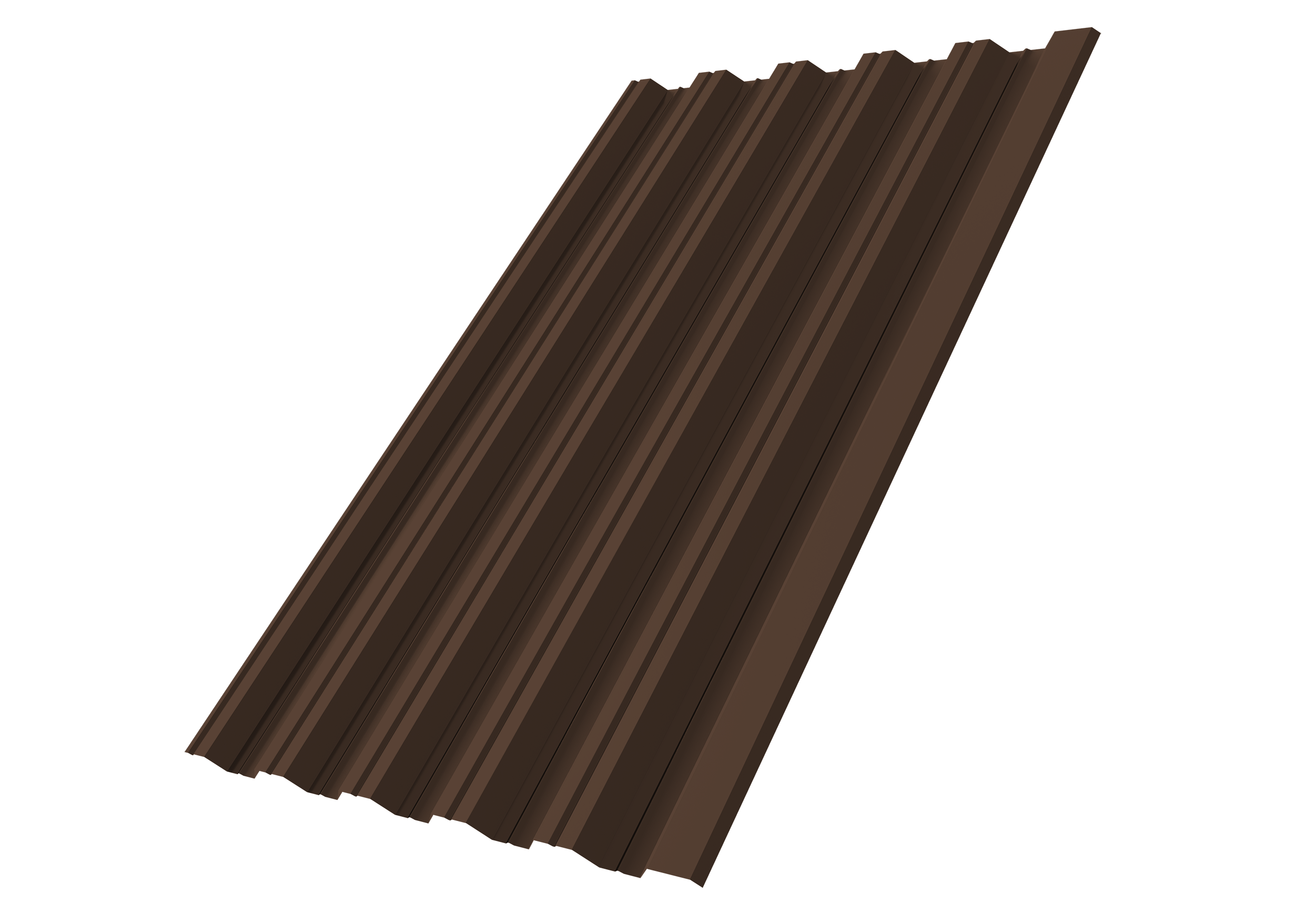 Профнастил НС35R Grand Line 0,5 Drap RAL 8017 шоколад