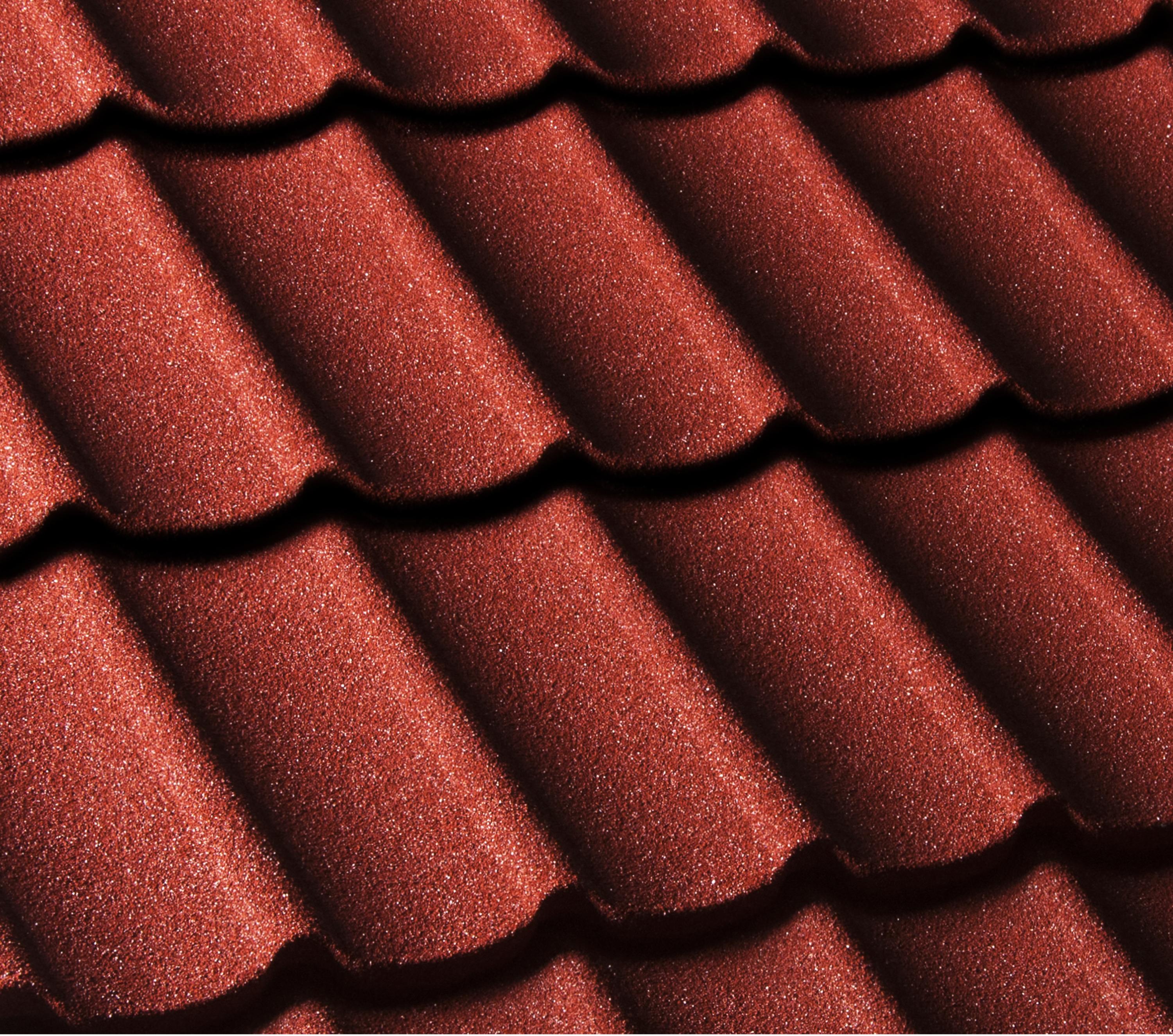 Лист композитной черепицы Gerard Diamant spanish red