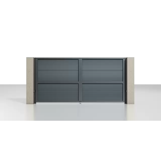 Распашные ворота с электроприводом Prestige 4500x2000 мм