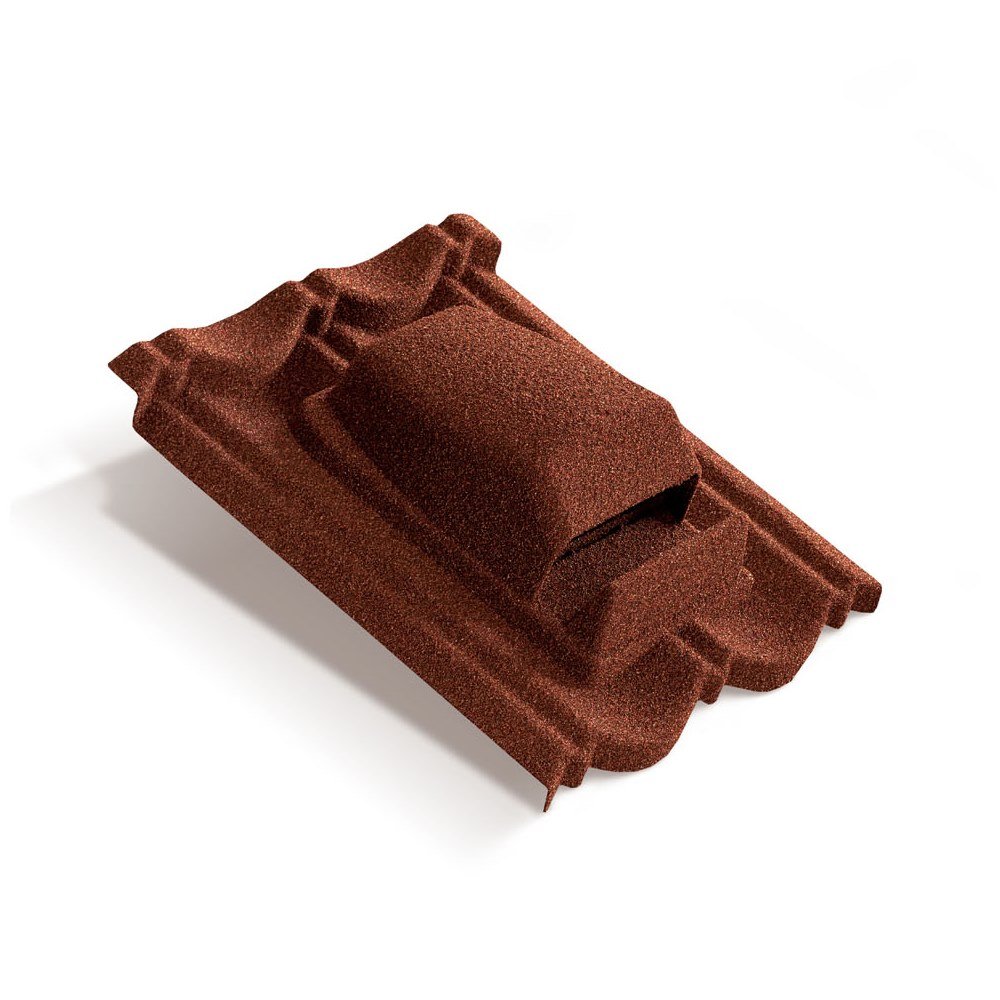 Вентилятор кровельный для композитной черепицы Metrotile RV75 MetroBond скарлет