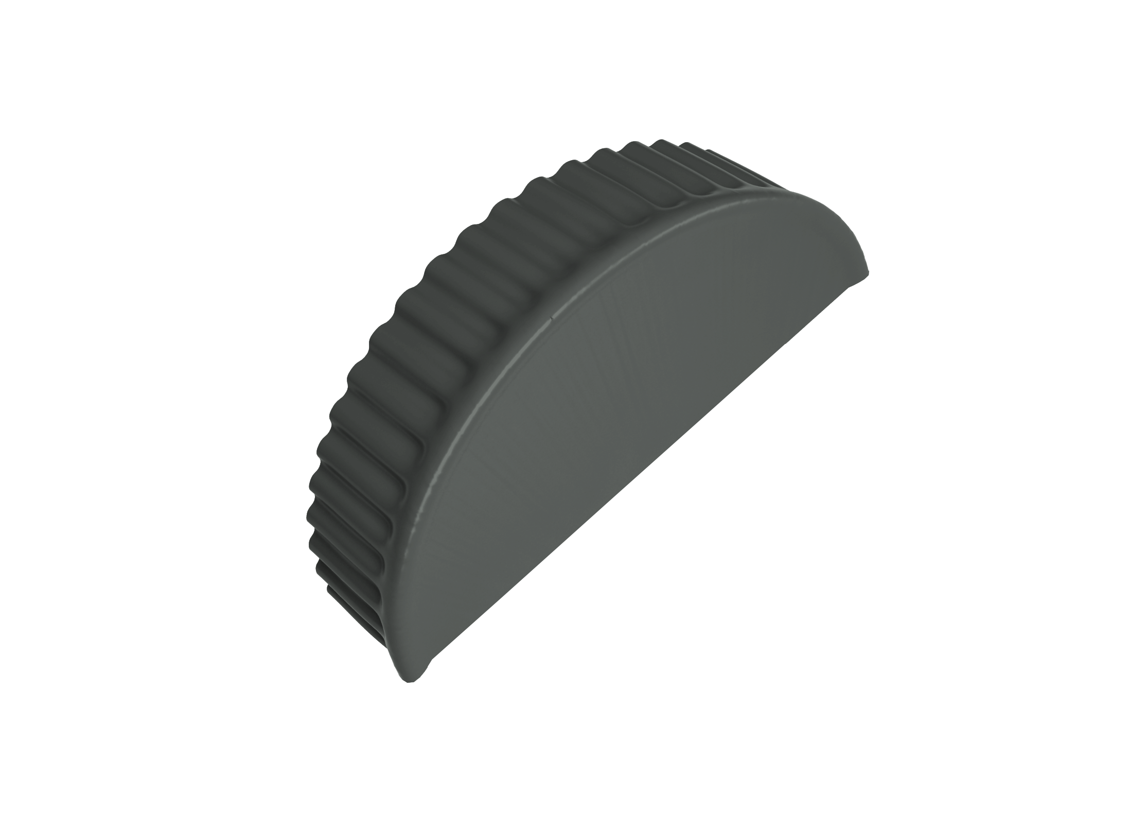 Заглушка торцевая 0,45 PE RAL 7005 мышино-серый